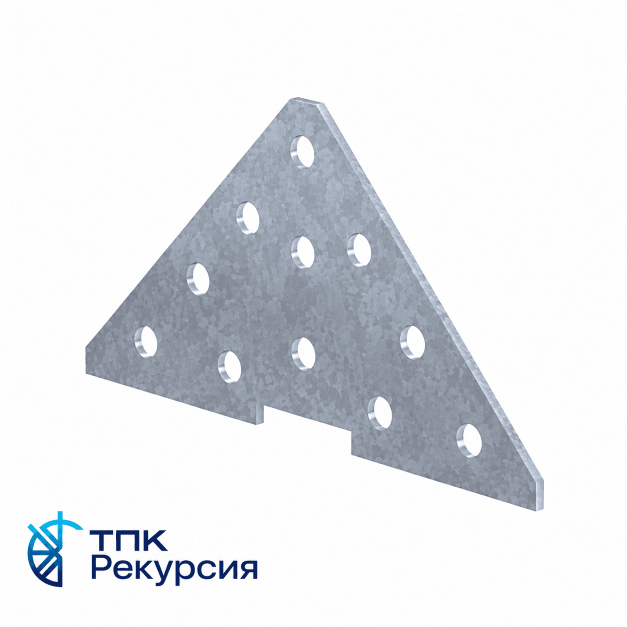 Пластины и косынки металлические